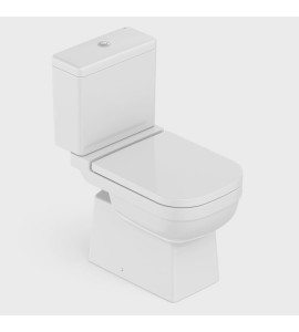 Kit Vaso Sanitário com Caixa Acoplada e Assento Soft Close Elite Celite