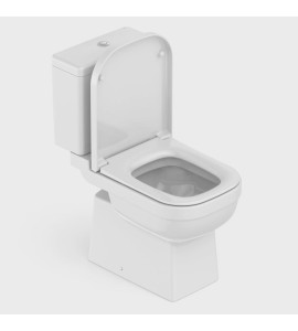 Kit Vaso Sanitário com Caixa Acoplada e Assento Soft Close Elite Celite
