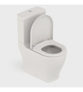 Kit Vaso Sanitário com Caixa Acoplada e Assento Soft Close Slim Celite