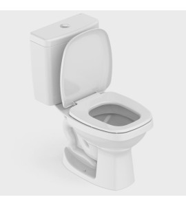 Kit Vaso Sanitário com Caixa Acoplada 6 Litros e Assento Like Celite
