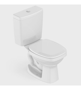 Kit Vaso Sanitário com Caixa Acoplada 6 Litros e Assento Like Celite