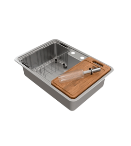 Cuba Inox Sobrepor Embutir Massima 68x48x20 sem Acessórios com Válvula Docol