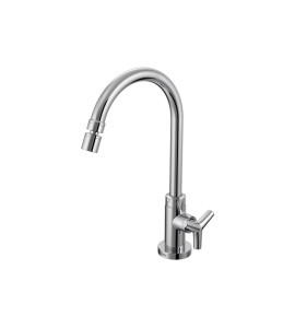 Torneira Para Cozinha Docol De Mesa Bica Alta Triplus Cromada 00872706