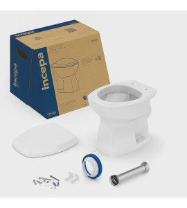 Vaso Sanitário Convencional com Assento Soft Close Thema Incepa