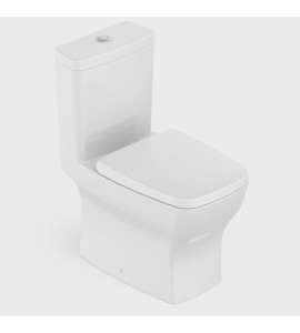 Kit Vaso Sanitário com Caixa Acoplada e Assento Soft Close Boss Incepa