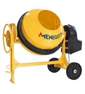 Betoneira 400L Mono 2CV Chapa de Aço de 2,66mm Rental Max com Kit de Segurança . - MENEGOTTI-4001126