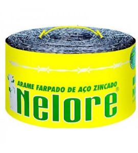 Arame Farpado Galvanizado Bola 250 Metros Nelore